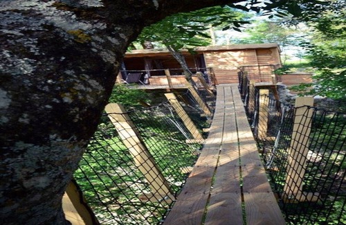 Pons Cabina | Cabina Celeste con terraza panorámica y spa privado.