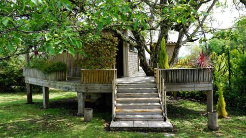 Fronsac Apartamento | Cabane en bois climatisée