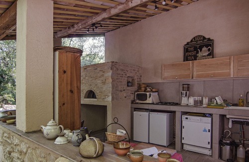 Sigonce Cabina | Cabaña-Baño con bañera-Cabane en pierre