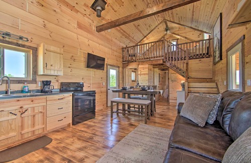 Blanchardville Cabina | Cabin on 35-Acre Farm in Blanchardville w/ Trails!