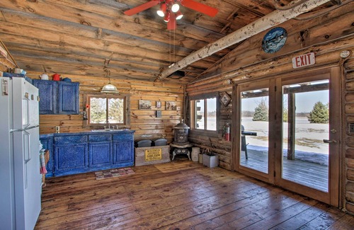 Nekoosa Cabina | Cabin on Private Island < 6 Mi to Sand Valley Golf