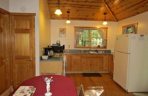 South Bloomingville Cabina | Cabin on wooded ridge, stair-free, 2 bedrm, child & pet friendly,AirBB Superhost