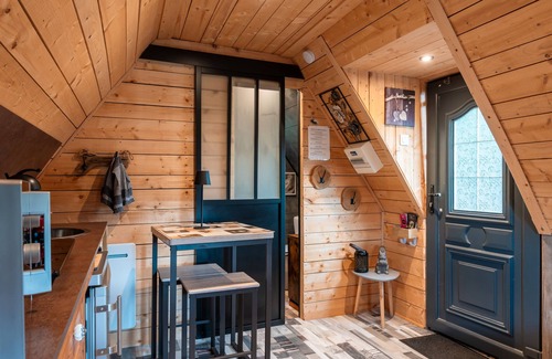 Granges-Aumontzey Cabina | Cabaña 'La Ardilla' con terraza privada