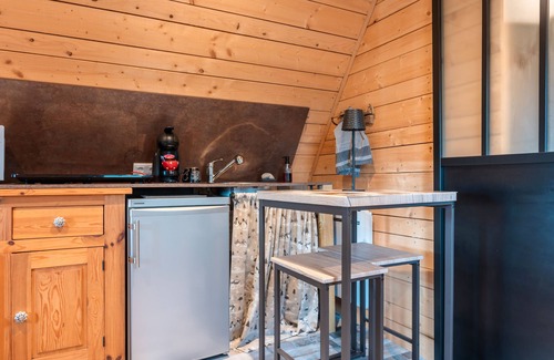 Granges-Aumontzey Cabina | Cabaña 'La Ardilla' con terraza privada