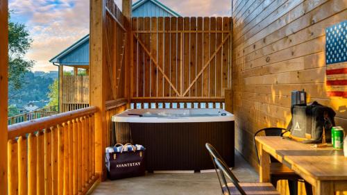 Gatlinburg Casa | Cabin w Hot Tub Game Room Scenic Smoky Mountain Views Perfect by AvantStay