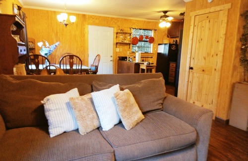 Flint Cabina | Family Friendly Farm Cabin * Pozo de fuego * Estanque * Juego de columpios