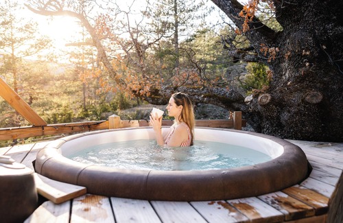 Serres Cabina | Cabin with private Jacuzzi - Petite Buëch
