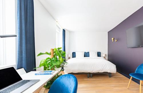 Faubourg-Raines Apartamento | Calme & Chic bleu - Proche gare et centre