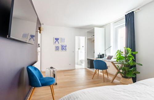 Faubourg-Raines Apartamento | Calme & Chic bleu - Proche gare et centre