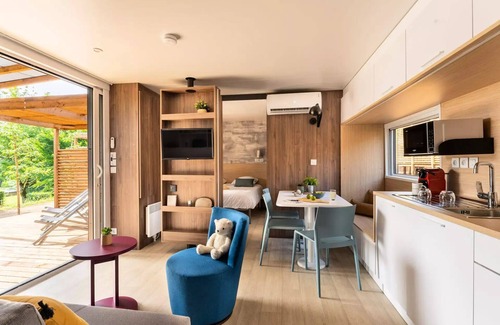 Saint-Clement-des-Baleines Casa | Camping Romanée La Plage **** - EXCLUSIVE mobile home - 2 bedrooms - 2 bathrooms - Private SPA 4 people