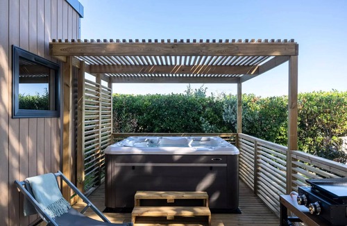 Saint-Clement-des-Baleines Casa | Camping Romanée La Plage **** - EXCLUSIVE mobile home - 2 bedrooms - 2 bathrooms - Private SPA 4 people