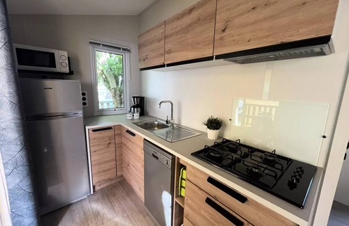 Aubigny-les-Clouzeaux Casa | Camping Campilo **** - Premium Cottage ++ Lake view 4 rooms 6 people Air-conditioned