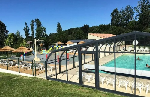 Aubigny-les-Clouzeaux Casa | Camping Campilo **** - Premium Lake Cottage++ 4 Rooms 2 Sdb 6 People Air-Conditioned - Waterfront