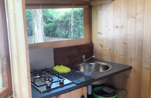 Chambonas Chalet De Esquí | Camping Castanhada** - 3-room caba'tente for 4 people