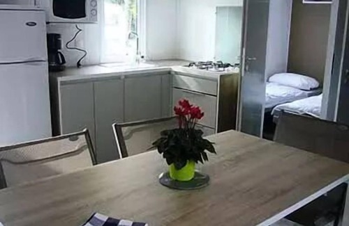 Priziac Casa | Camping Ecologique le Lac O Fées *** - MORGANE ou ANA ou CASSANDRE Mobil-home Confort 31m² - 2 chambres sur parcelle >100m2 4 personnes