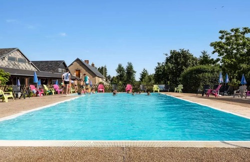 Seillac Casa | Camping Ferme Pédagogique de Prunay**** - Mobile home Zen TV 3 rooms 4/5 people