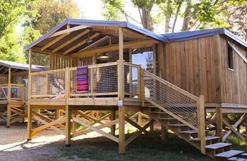La Plaine-sur-Mer Chalet De Esquí | Camping La Guichardière *** - Cabaña Acogedora Lodge 3 Habitaciones 6 Personas