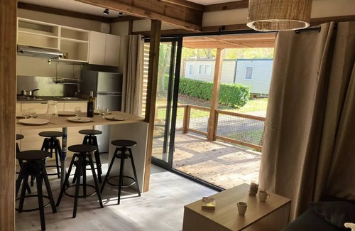 Vicdessos Casa | Camping Flower La Bexanelle **** - Standard Canvas Bungalow 3 Rooms 4 People Without Sanitary