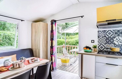 Cenac-et-Saint-Julien Casa | Camping Romanée Le Lou Castel**** - COMFORT mobile home - 1 bedroom for 2 people