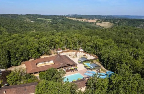 Cenac-et-Saint-Julien Casa | Camping Romanée Le Lou Castel**** - COMFORT mobile home - 1 bedroom for 2 people
