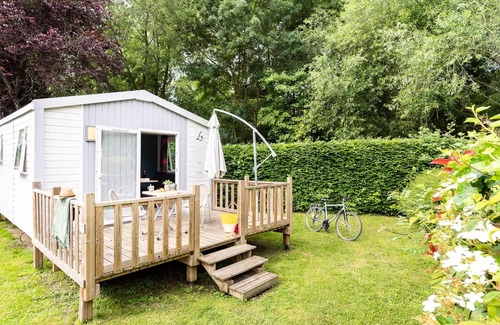 Cenac-et-Saint-Julien Casa | Camping Romanée Le Lou Castel**** - COMFORT mobile home - 1 bedroom for 2 people