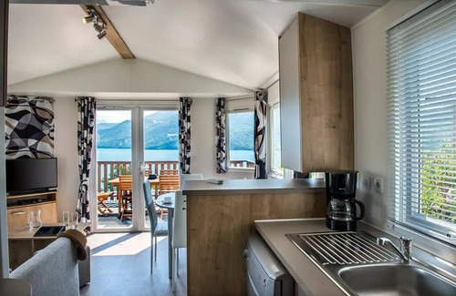 Chorges Chalet De Esquí | Camping l'Ecrin du Lac *** - Chalet 3 Rooms 4 People Air Conditioned + TV