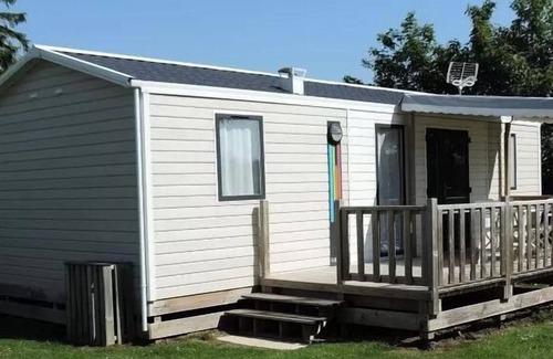 Cahagnolles Casa | Camping L'Escapade - Casa móvil Flores 4 Habitaciones 6 Personas
