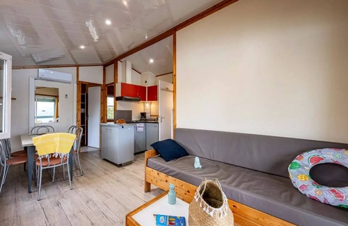 Badefols-sur-Dordogne Chalet De Esquí | Camping Les Bö-Bains **** - Chalet STAR Sunday/Sunday 3 bedrooms (45 m²) - n°22 to 27 8 people