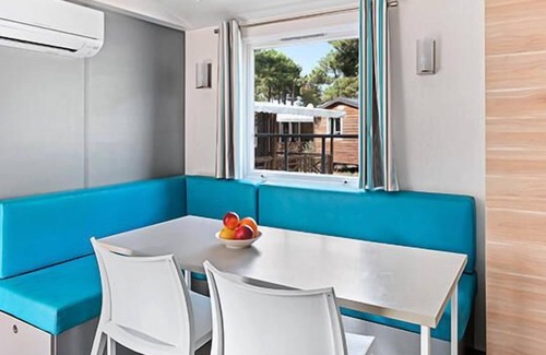 Biesheim Casa | Camping L'Ile du Rhin ** - Acogedora casa móvil de 4 habitaciones para 6 personas