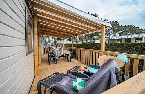 Brem Sur Mer Casa | Camping L'Océan ***** - Casa móvil Duo 3 habitaciones 4 personas