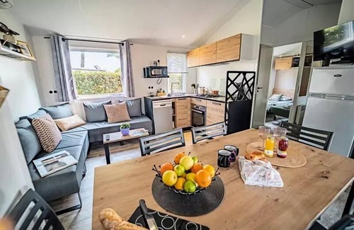 Brem Sur Mer Casa | Camping L'Océan***** - Quattro 5 room mobile home 8 people Jacuzzi