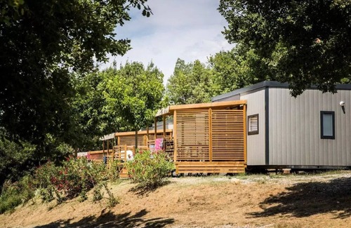 Ruoms Casa | Camping la Chapoulière **** - Casa móvil Taos Luxury 3 habitaciones 4 personas