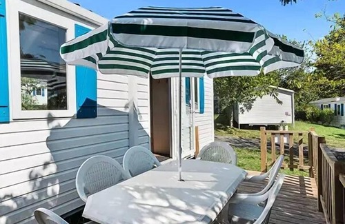 Camiers Casa | Camping La Dune Blanche*** - Classic 4-room mobile home for 6 people
