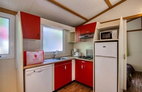 Souillac Chalet De Esquí | Camping La Paille Basse - Chalet Confort 4 Pièces 6 Personnes