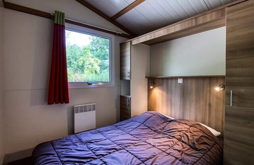 Souillac Chalet De Esquí | Camping La Paille Basse - Chalet Confort 4 Pièces 6 Personnes