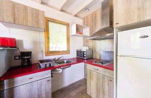 Coulon Chalet De Esquí | Camping La Venise Verte **** - Chalet CONFORT 50m² (2 bedrooms) including covered terrace + TV (also PMR) 4 people