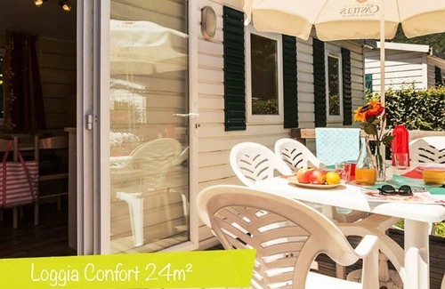 Le Bourg-d'Oisans Casa | Camping Le Château de Rochetaillée ***** - Casa móvil 3 Habitaciones 4/6 Personas