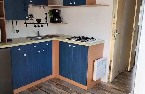 Saint-Nicolas des Eaux Casa | Camping Le Clos du Blavet *** - Mobil home LONDON 24m2 / 2 bedrooms - covered terrace 4 people