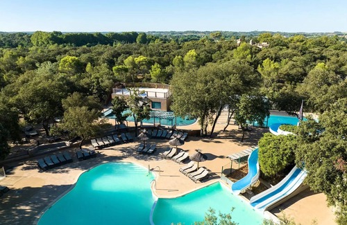 Sommieres Casa | Camping Le Domaine de Massereau***** - Classic 4-room mobile home for 6 people, air-conditioned + TV