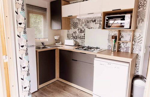 Saint-Laurent-de-Medoc Casa | Camping Le Paradis **** - Mobile Home Magnolia 3 Rooms 4 People Air-conditioned + TV