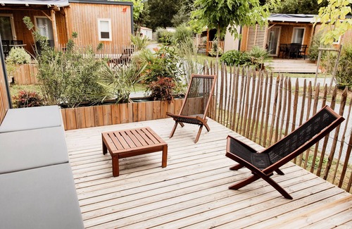 Saint-Laurent-de-Medoc Casa | Camping Le Paradis **** - Mobile Home Magnolia 3 Rooms 4 People Air-conditioned + TV