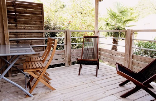 Saint-Laurent-de-Medoc Casa | Camping Le Paradis **** - Bamboo Mobile Home 3 Rooms 4 People + TV