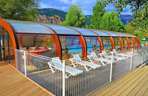 Chatillon-en-Diois Casa | Camping Le Lac Bleu*** - Bivouac on Stilts 2 Rooms 2 people Without Sanitary