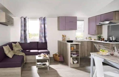 Hautot-sur-Mer Casa | Camping Le Marqueval *** - Mobil home Super Selenia 3 habitaciones 4/6 personas