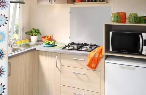 Hautot-sur-Mer Casa | Camping Le Marqueval *** - Mobil Home Super Mercure 3 habitaciones 4 personas