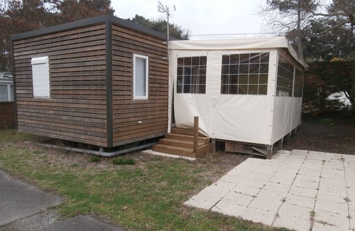 Messanges Casa | Camping Le Moussaillon 3 *** Magnífica piscina Mobil Home contemporánea TBE