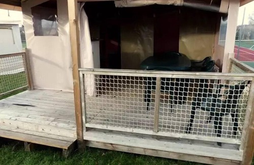 Verteillac Casa | Camping Le Pontis*** - 3-room African tent for 4 people Without sanitary facilities