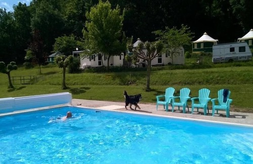 Beauville Casa | Camping Les 2 Lacs *** - Bungalow lona Pagan 3 habitaciones 5 Personas