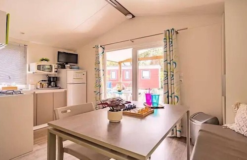 Laroque-des-Alberes Casa | Camping des Alberes **** - Móvil para la Casa 3 Habitaciones 4 personas