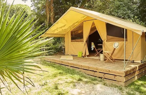 Laroque-des-Alberes Casa | Camping des Albères **** - Tienda Natura 5 personas sin instalaciones sanitarias